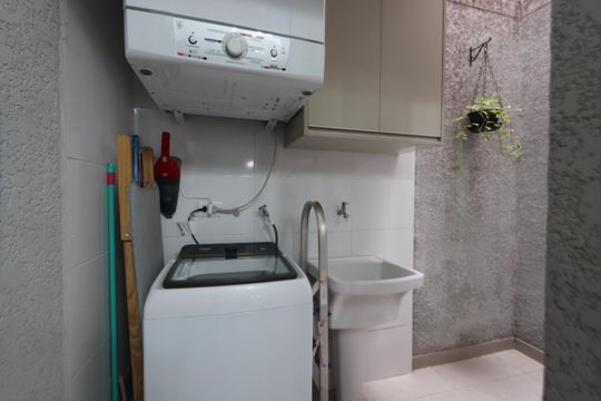 Lavanderia de apartamento à venda com 2 quartos, 60m² em Chácara Mafalda, São Paulo