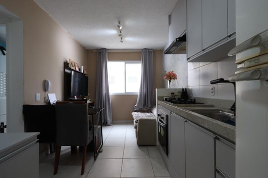 Sala de apartamento para alugar com 2 quartos, 34m² em Vila Ema, São Paulo