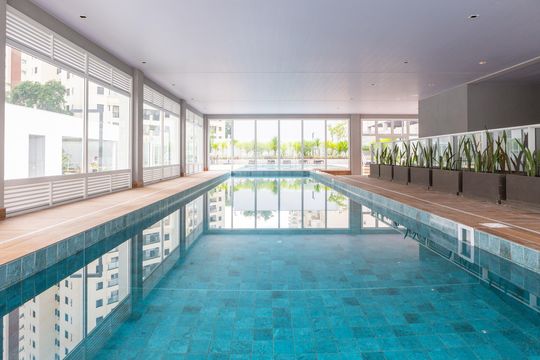 Área comum - Piscina de apartamento à venda com 1 quarto, 50m² em Vila Leopoldina, São Paulo