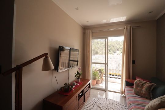 Sala de apartamento à venda com 2 quartos, 64m² em Vila Nova Jundiainopolis, Jundiaí