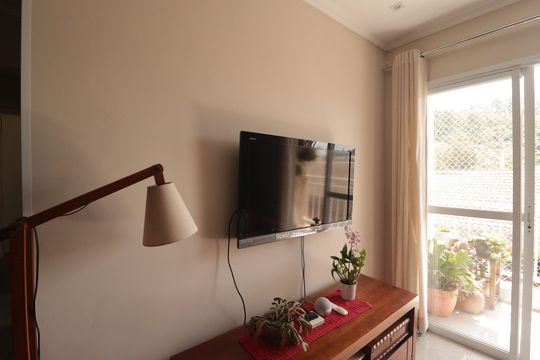 Sala de apartamento à venda com 2 quartos, 64m² em Vila Nova Jundiainopolis, Jundiaí