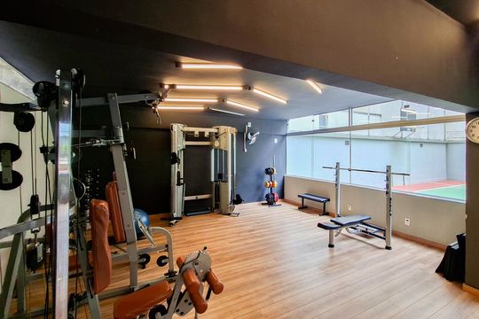Área comum - Academia de apartamento à venda com 4 quartos, 206m² em Funcionários, Belo Horizonte