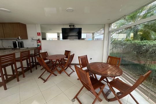 Área comum - Churrasqueira de apartamento à venda com 3 quartos, 86m² em Alphaville Industrial, Barueri