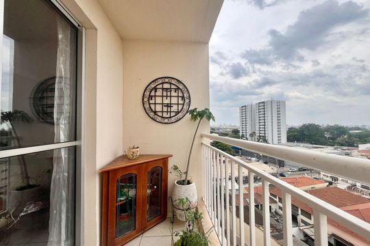 Vista da Sacada de apartamento à venda com 2 quartos, 63m² em Botafogo, Campinas