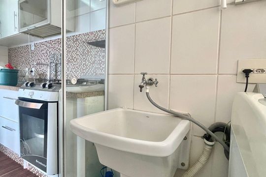 Área de Serviço de apartamento à venda com 2 quartos, 63m² em Botafogo, Campinas