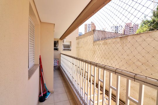 Varanda gourmet de apartamento à venda com 2 quartos, 96m² em Vila Alvaro Marques, São Bernardo do Campo