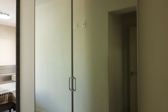Suíte 1 Closet de apartamento à venda com 2 quartos, 96m² em Vila Alvaro Marques, São Bernardo do Campo