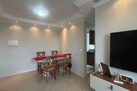Sala - Sala de Jantar  de apartamento à venda com 2 quartos, 52m² em Parque Erasmo Assunção, Santo André