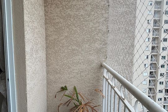 Sala - Sala de Jantar Varanda de apartamento à venda com 2 quartos, 52m² em Parque Erasmo Assunção, Santo André