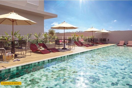 Apartamento à venda com 2 quartos, 55m² em Cidade Jardim, Belo Horizonte
