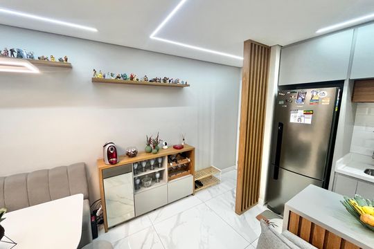 Sala/Cozinha de apartamento à venda com 2 quartos, 56m² em Limão , São Paulo