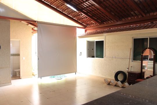 Cozinha de casa de condomínio à venda com 3 quartos, 225m² em Residencial Solar Ville, Goiânia