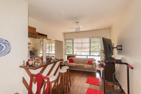 Sala de apartamento à venda com 3 quartos, 120m² em Grajaú, Rio de Janeiro