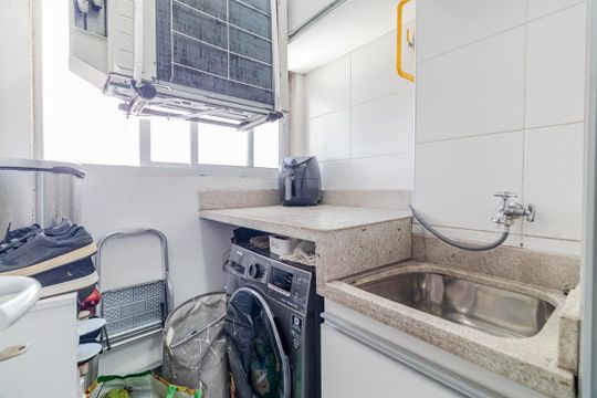 Área de Serviço de apartamento para alugar com 3 quartos, 89m² em Pinheiros, São Paulo