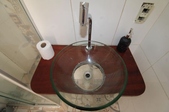 Banheiro de apartamento à venda com 1 quarto, 45m² em Sítio do Mandaqui, São Paulo