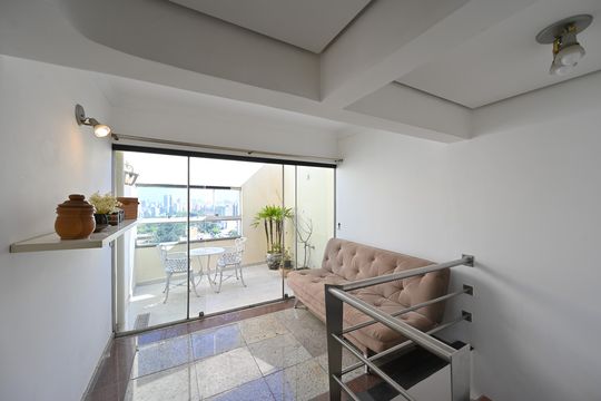 Sala da Cobertura de apartamento à venda com 3 quartos, 107m² em Vila Clementino, São Paulo
