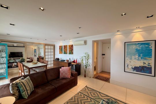 Sala  de apartamento à venda com 3 quartos, 130m² em Jardim Dom Bosco, São Paulo
