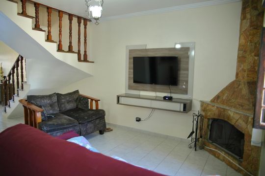 Sala (estar)  de casa à venda com 4 quartos, 241m² em Bairro dos Casa, São Bernardo do Campo