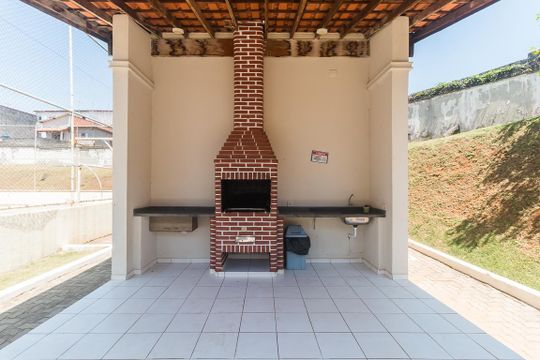 Área comum - Churrasqueira de apartamento para alugar com 2 quartos, 49m² em Vila Cintra, Mogi das Cruzes
