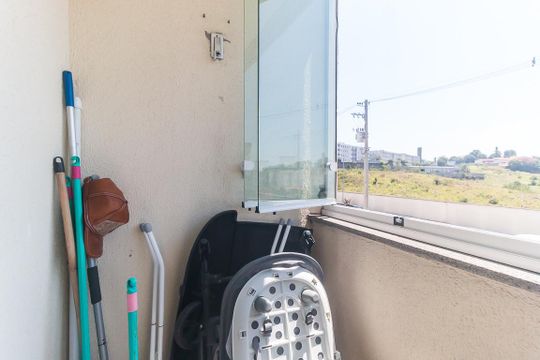 Varanda da Sala de apartamento para alugar com 2 quartos, 49m² em Vila Cintra, Mogi das Cruzes