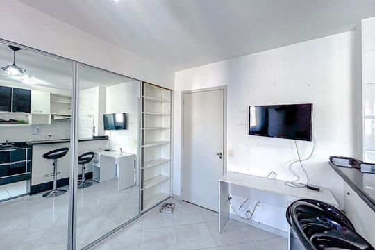 Sala de apartamento à venda com 1 quarto, 48m² em Tatuapé, São Paulo