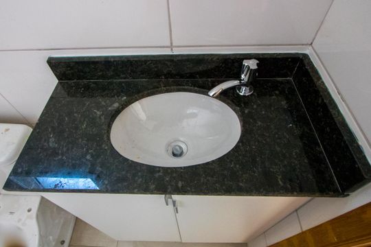 Banheiro de apartamento para alugar com 2 quartos, 82m² em Vila Linda, Santo André
