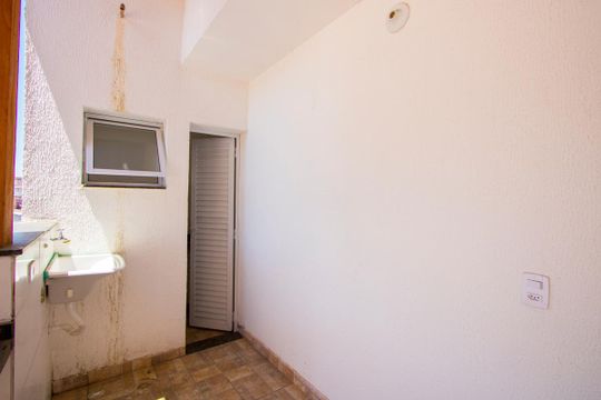 Área de serviço/Cobertura de apartamento para alugar com 2 quartos, 82m² em Vila Linda, Santo André