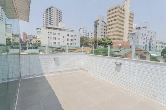Terraço de apartamento à venda com 3 quartos, 140m² em Santo Antônio, Belo Horizonte