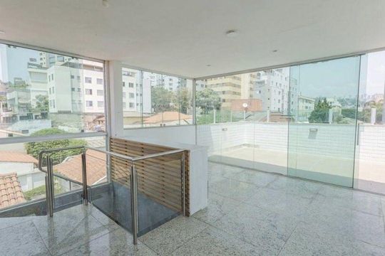 sala 2 de apartamento à venda com 3 quartos, 140m² em Santo Antônio, Belo Horizonte