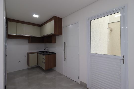 Cozinha de apartamento para alugar com 2 quartos, 60m² em Campestre, Santo André