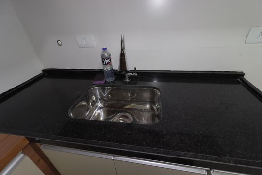 Cozinha - Pia de apartamento para alugar com 2 quartos, 60m² em Campestre, Santo André