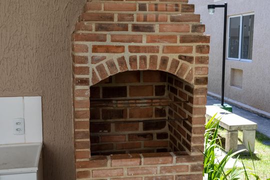 Área comum - Churrasqueira de apartamento para alugar com 2 quartos, 42m² em Campo Grande, Rio de Janeiro