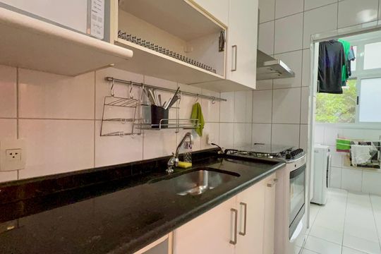Cozinha de apartamento à venda com 3 quartos, 133m² em Boaçava, São Paulo
