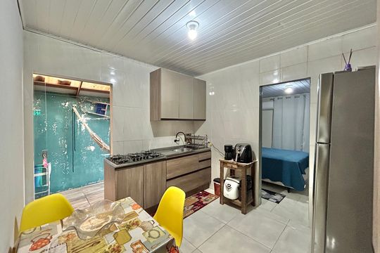 Cozinha de casa para alugar com 2 quartos, 60m² em Campina, São Leopoldo