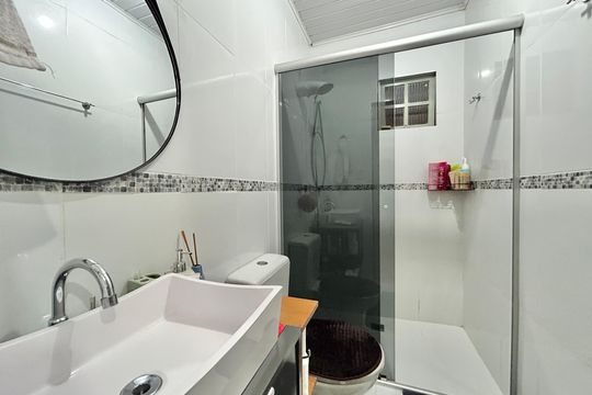Banheiro de casa para alugar com 2 quartos, 60m² em Campina, São Leopoldo