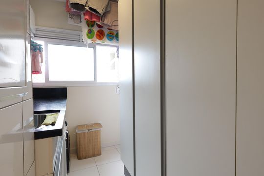 Área de Serviço de apartamento à venda com 3 quartos, 125m² em Vila Andrade, São Paulo