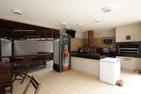Área comum - Churrasqueira de apartamento à venda com 3 quartos, 125m² em Vila Andrade, São Paulo