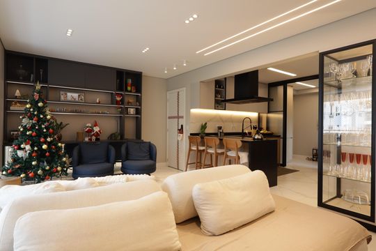 Sala de apartamento à venda com 3 quartos, 125m² em Vila Andrade, São Paulo
