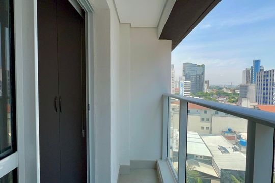 Varanda de kitnet/studio à venda com 1 quarto, 25m² em Pinheiros, São Paulo