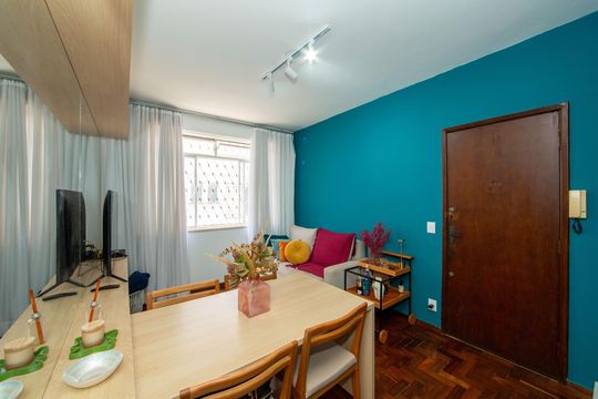 SALA de apartamento à venda com 3 quartos, 85m² em Cruzeiro, Belo Horizonte