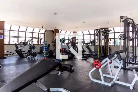 Área comum - Academia de kitnet/studio para alugar com 1 quarto, 39m² em Indianópolis, São Paulo