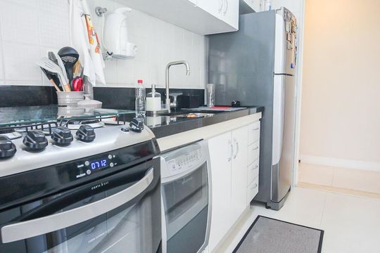 Cozinha de apartamento à venda com 2 quartos, 70m² em Vila Andrade, São Paulo