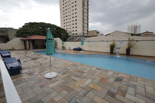 Área comum - Piscina de apartamento à venda com 3 quartos, 73m² em Vila Helena, Santo André