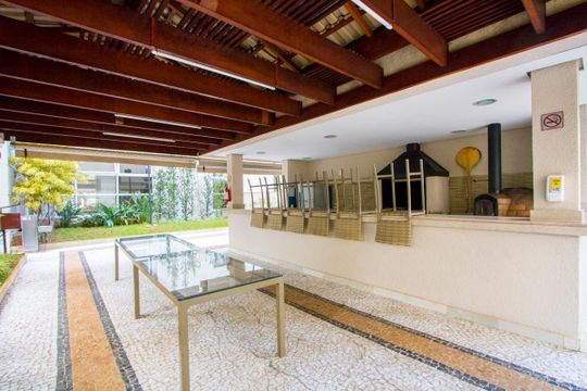 Área comum - Churrasqueira de apartamento à venda com 2 quartos, 86m² em Vila Gilda, Santo André