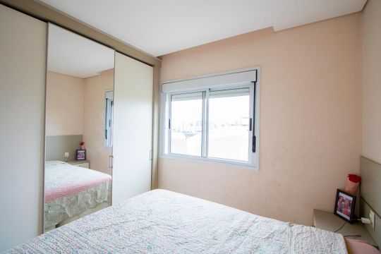 Quarto 1 - Suíte de apartamento à venda com 2 quartos, 86m² em Vila Gilda, Santo André