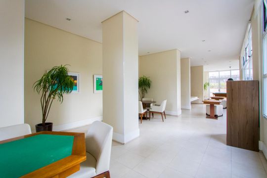 Área comum - Espaço de jogos de apartamento à venda com 2 quartos, 86m² em Vila Gilda, Santo André