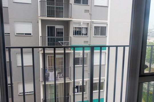 Varanda da Sala de apartamento à venda com 2 quartos, 40m² em Jurubatuba, São Paulo