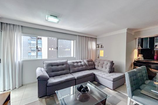 Sala de apartamento à venda com 3 quartos, 100m² em Vl G Cardim, São Paulo