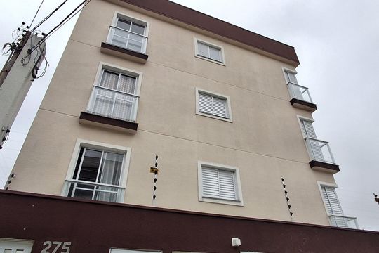Fachada  de apartamento à venda com 2 quartos, 50m² em Nova Gerti, São Caetano do Sul
