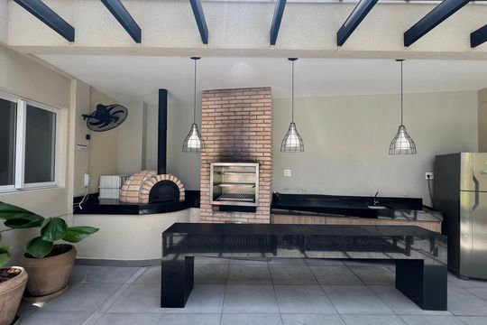 Churrasqueira de apartamento à venda com 2 quartos, 120m² em Vila Anglo Brasileira, São Paulo